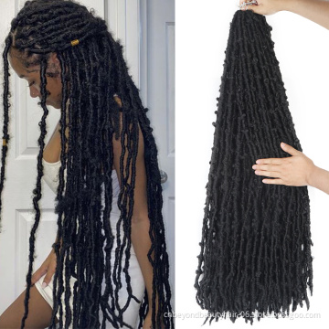 wholesale 14inch 24inch 36 inch Butterfly Locs Nu Distressed Butterfly Locs Nu Soft Locs Crochet Hair